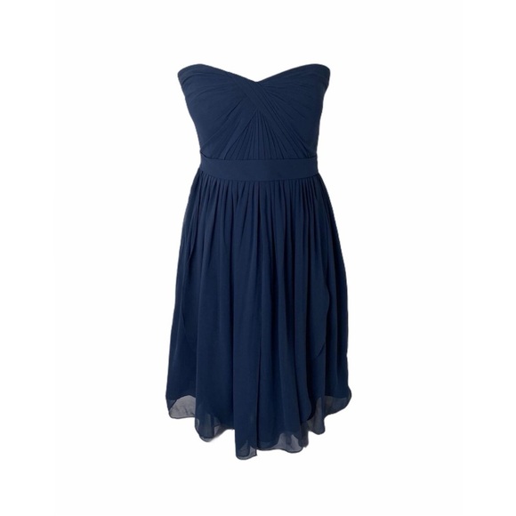 Jenny Yoo Dresses & Skirts - Jenny Yoo Navy-Strapless Mini Dress